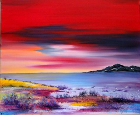 PEINTURE PAYSAGE - PEINTURE A L'HUILE SUR TOILE 